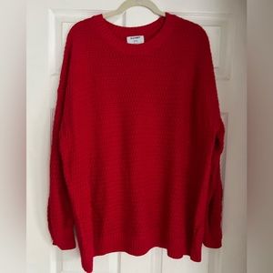 Red old navy sweater - tall